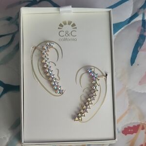 C&C California Iridescent Gold Earrings